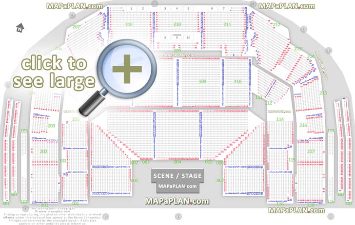 detailed seat row numbers concert plan detaljert konsert salkart beste sitteplasser rader nummerering Oslo Spektrum Arena seating plan