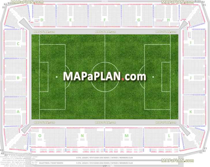 seats rows numbered football game fornebu fotball seteplasser antall rader nummerering baerum felt seksjoner a b c d e f g h i j k l m n o Oslo Telenor Arena seating plan