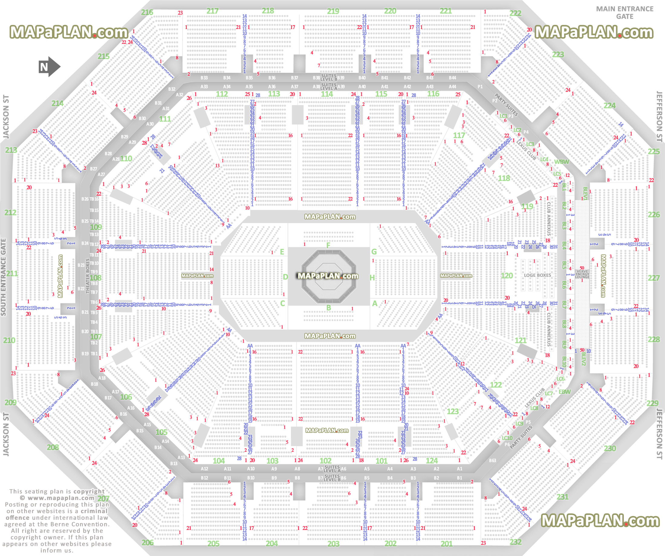 Phoenix Footprint Center Arena Seating