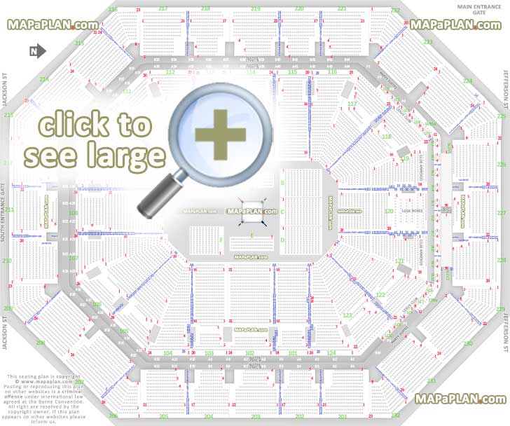 wwe raw smackdown live wrestling boxing match events 360 round ring stage configuration good bad worst side seats Phoenix Talking Stick Resort Arena seating chart