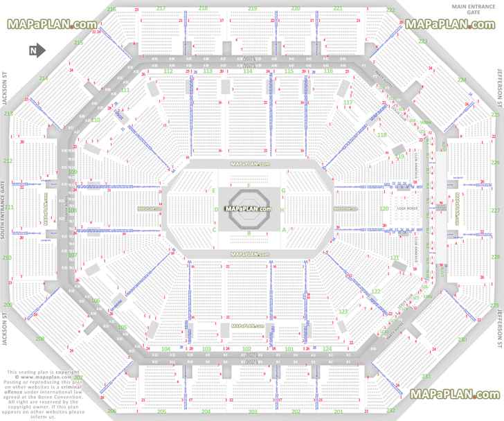 ufc mma fights fully seated setup chart viewer main entrance gates exit detailed map wheelchair disabled handicap accessible executive hospitality rental suites seat theater box Phoenix Footprint Center Arena seating chart