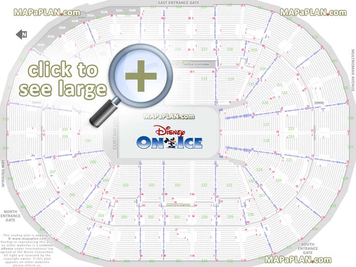 disney ice live printable virtual information guide full exact row letters numbers plan row aa bb cc dd ee a b c d e f g h j k l m n o p r s t Portland Moda Center seating chart