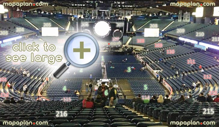 view section 216 row r seat 3 photo lower upper levels luxury premium vip private seating sections 101 102 103 104 105 106 107 108 109 110 111 112 113 114 115 116 Rosemont Allstate Arena seating chart