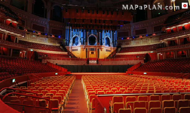 stalls k row 1 centre stage best view from my seat Royal Albert Hall seating plan