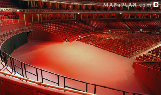 front east west choir view from seat Royal Albert Hall seating plan