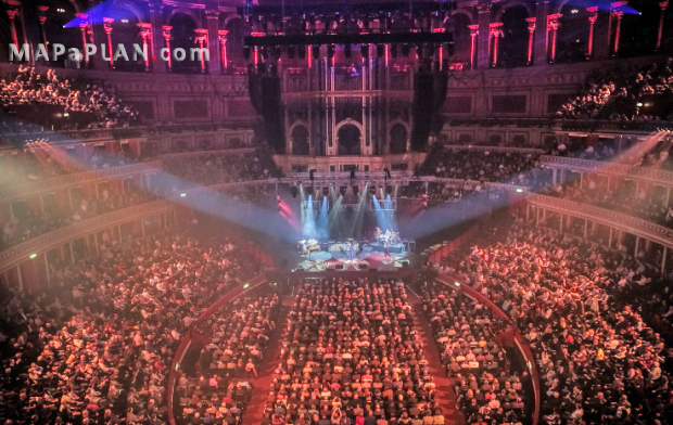 gallery standing tickets view musig gig show review Royal Albert Hall seating plan