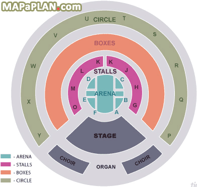 circle p q r s t u v w x y sections layout Royal Albert Hall seating plan