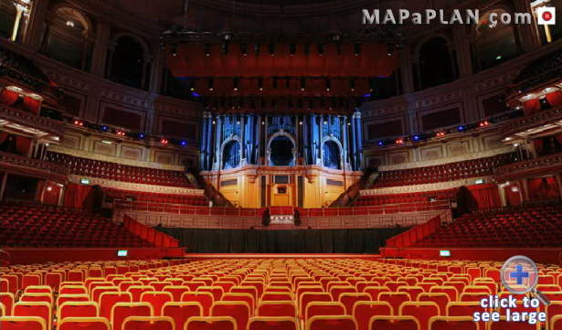 arena c d row 27 stage view from rear seats Royal Albert Hall seating plan
