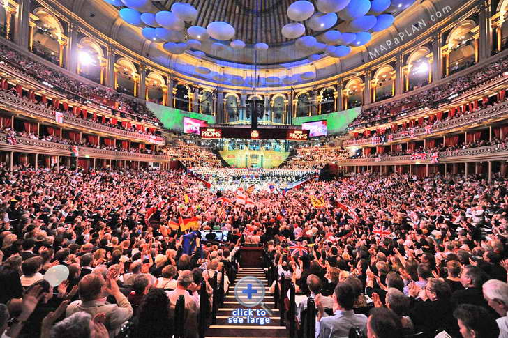loggia box 18 19 seat view proms music performance Royal Albert Hall seating plan