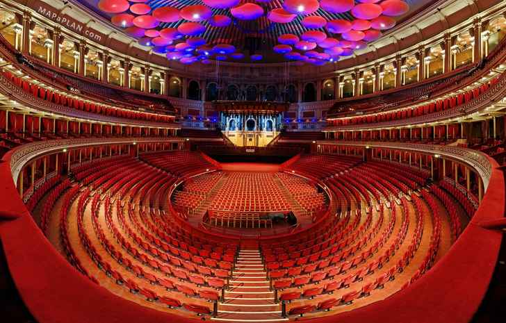 grand tier box 22 vip seat panorama view Royal Albert Hall seating plan