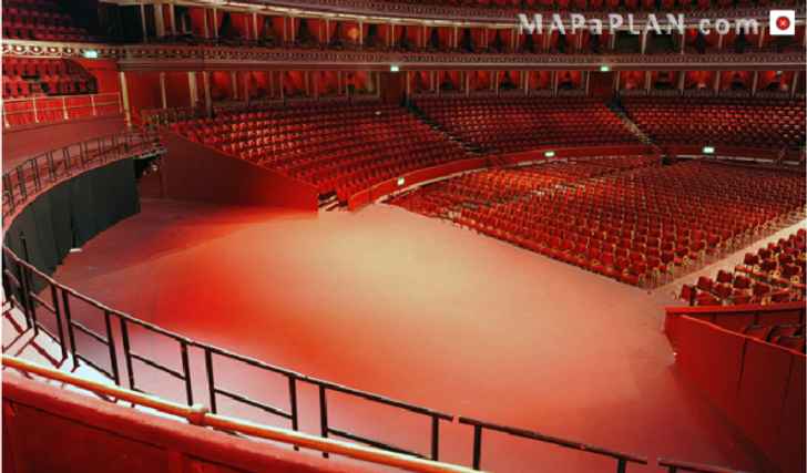 front east west choir view from seat Royal Albert Hall seating plan