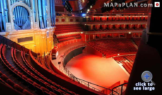 rear east west choir view from seat Royal Albert Hall seating plan