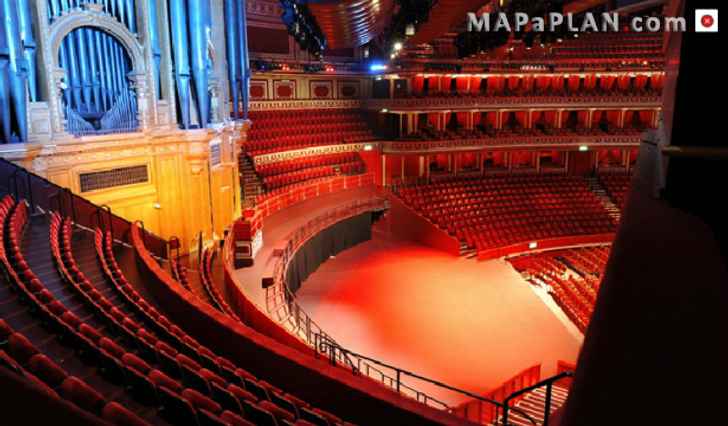 rear east west choir view from seat Royal Albert Hall seating plan