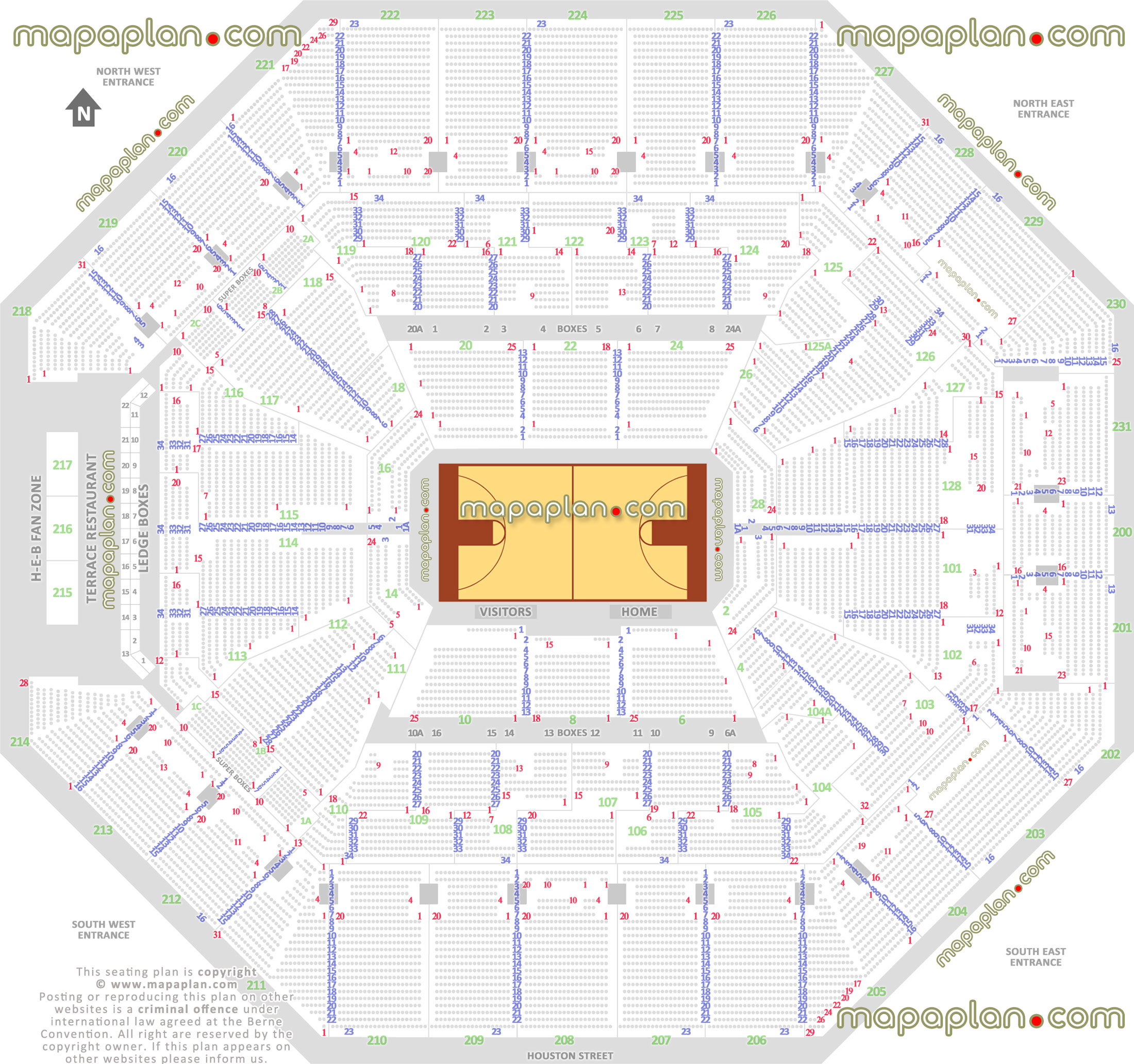 san antonio spurs basketball game arena stadium diagram individual find seat locator how many seats row how seats rows numbered courtside sections 2 4 6 8 10 12 14 16 18 20 22 24 26 28 San Antonio ATT Center seating chart