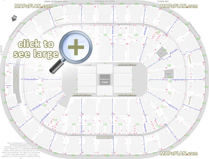concert round 360 stage setup missouri mo how many seats row sections 101 102 103 104 105 106 107 108 109 110 111 112 113 114 115 116 117 118 119 120 121 122 123 124 125 126  St. Louis Scottrade Center seating chart