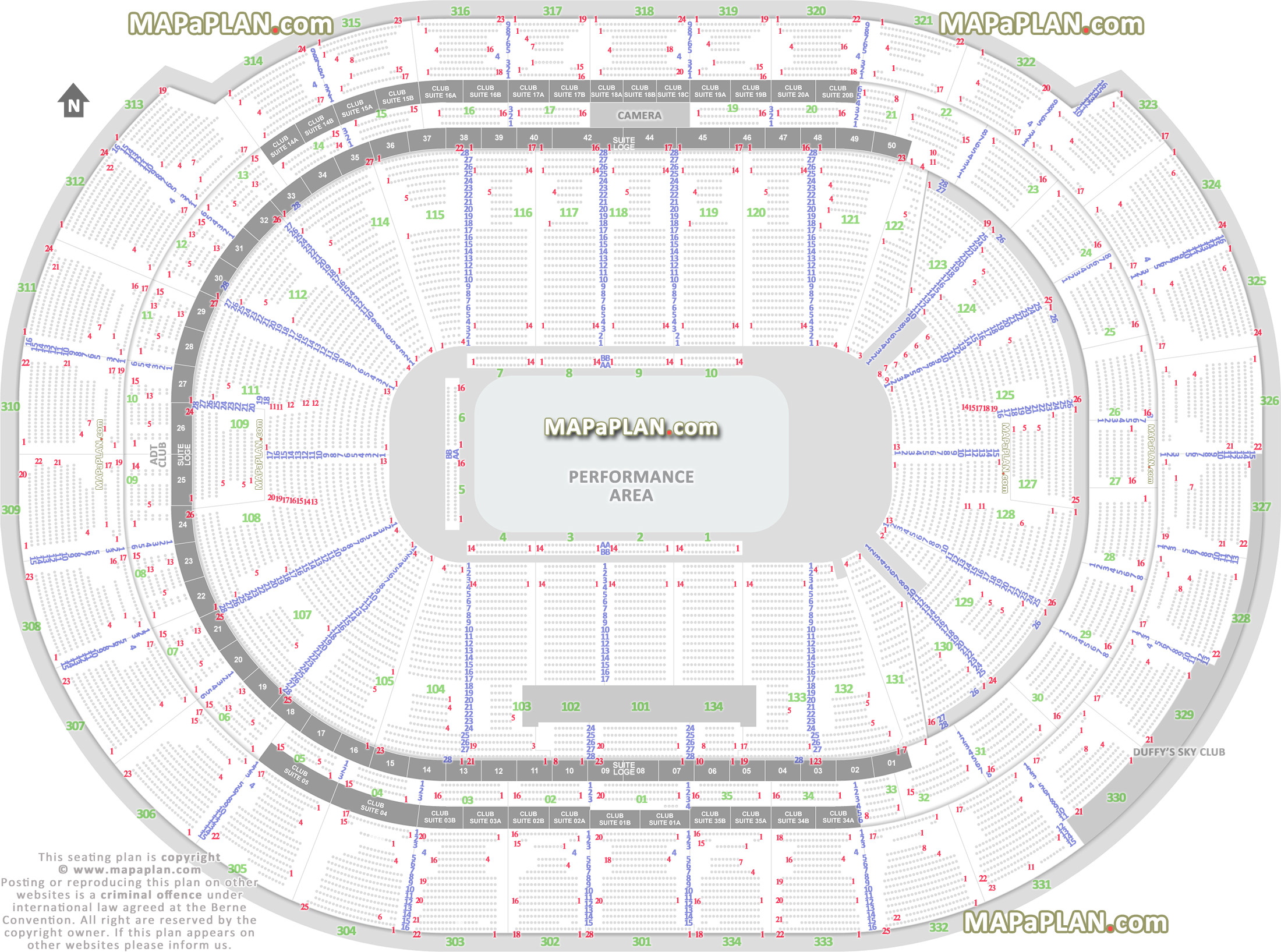 performance area bank atlantic fort lauderdale miami florida popular sections 132 133 111 112 113 115 117 Sunrise FLA Live Arena seating chart