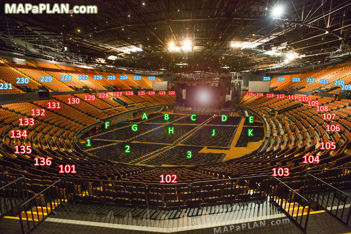 View from Section 202 Row 1 Seat 2 Virtual interactive concert stage tour showing inside bowl levels The Forum Inglewood seating chart