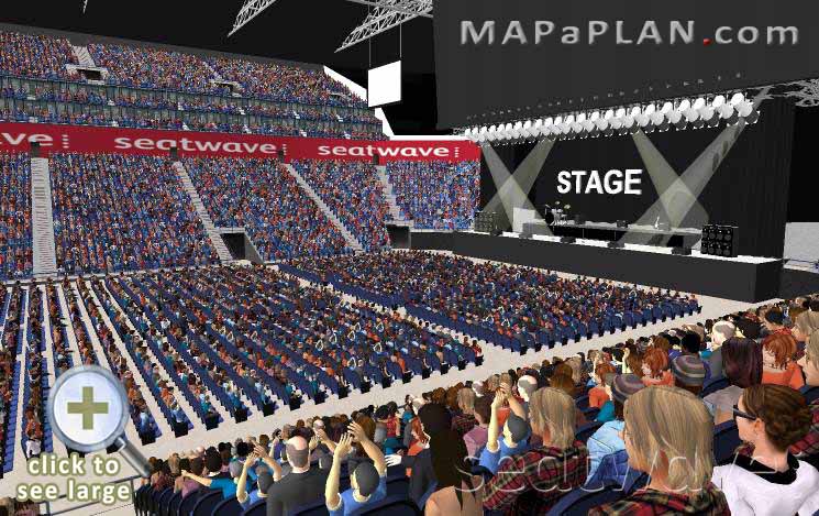 The O2 Arena London seating plan Block 111 Row Q Exact view
