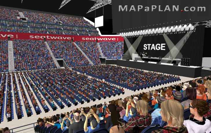 The O2 Arena London seating plan Block 111 Row Q Exact view