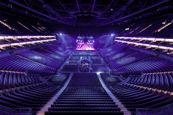 The O2 Arena London seating plan Empty seats