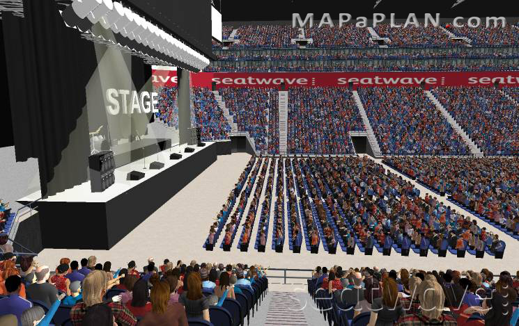 The O2 Arena London seating plan Block 101 Row L Seat viewer