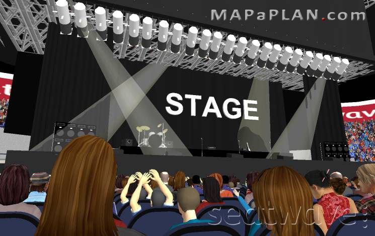 The O2 Arena London seating plan Block A1 Row J Best seats view