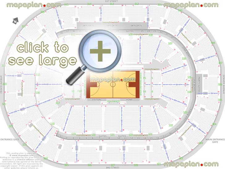 tulsa shock wnba basketball arena stadium map individual find seat locator how seats rows numbered lower upper level bowl club level skylofts Tulsa BOK Center seating chart