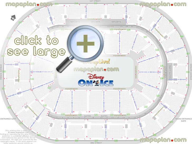 disney live disney ice arena chart best seat finder 3d tool precise detailed aisle seat row numbering location data plan event floor level lower upper balcony terrace premium loge boxes party suites skylofts layout main entrance gate exits map Tulsa BOK Center seating chart