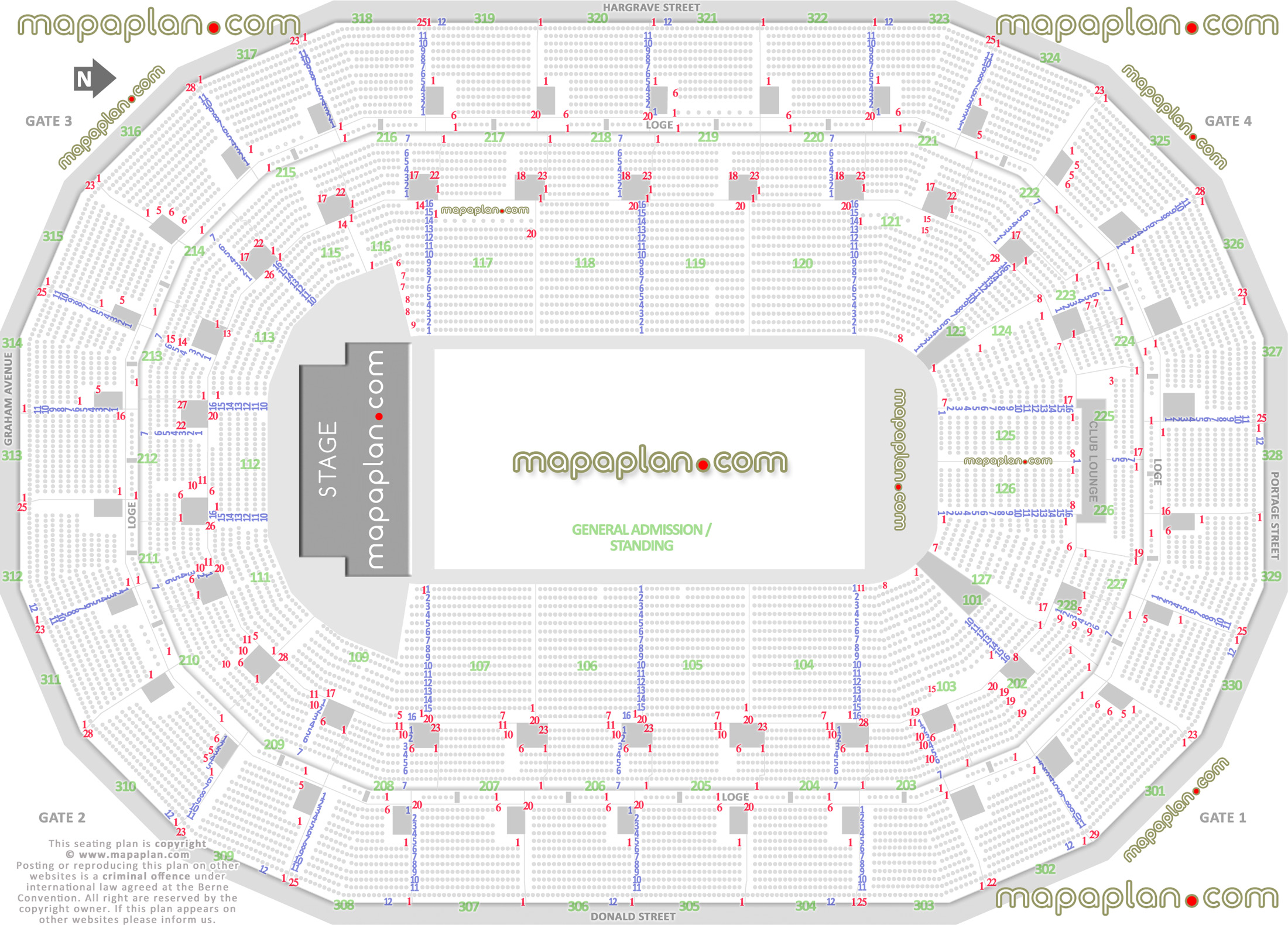 general admission ga floor standing concert capacity plan Canada Life Centre winnipeg mb concert stage floor pit plan all sections best seat selection information guide virtual interactive image map Winnipeg Canada Life Centre seating chart