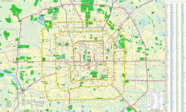 ring road fun thing pedestrian shopping mall center sanlitun bar street amusement shijingshan park Beijing top tourist attractions map