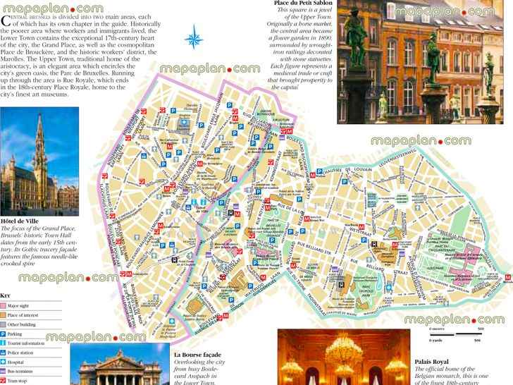 Brussels city centre free travel guide top 10 must see sights best destinationss Brussels Top tourist attractions map