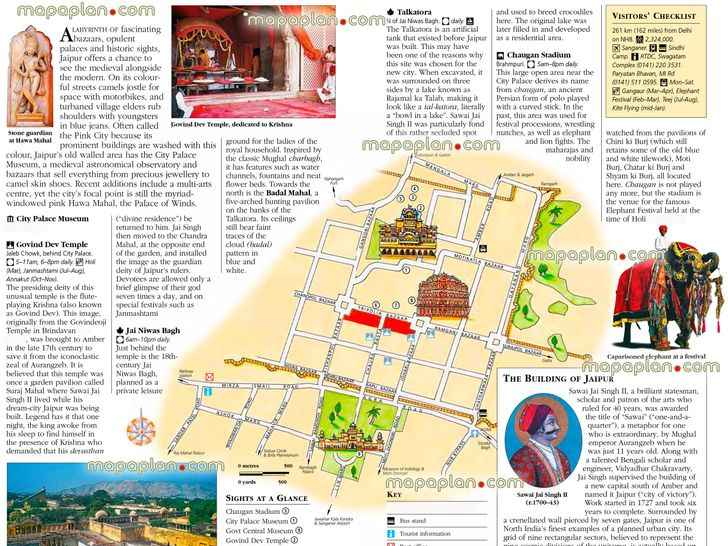 Jaipur city centre free travel guide top 10 must see sights best destinationss Jaipur Top tourist attractions map