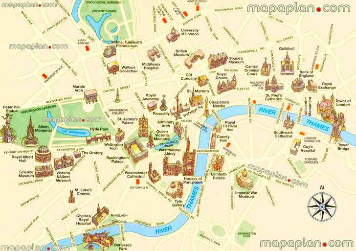 map top 10 must see historical places central London locations other major landmarks most popular sites famous old destinations best free museums must do spotss London Top tourist attractions map