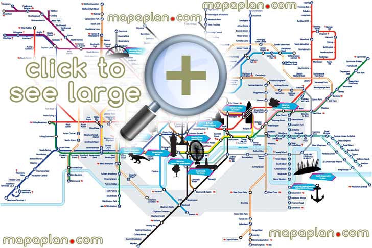 tube tourist spots points interest overlay greenwich national history museum london zoos London Top tourist attractions map