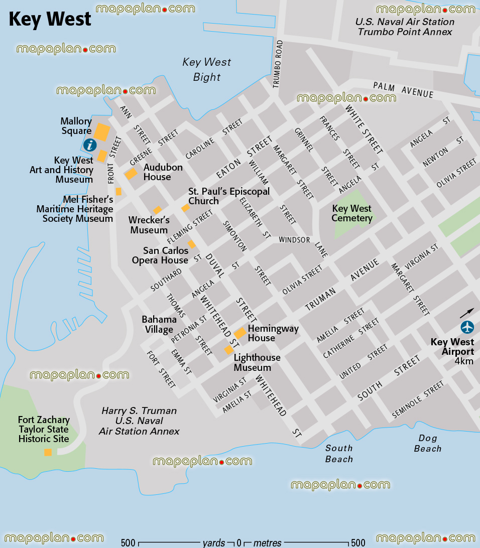 key west florida detailed travel places visit must see tourist attractions famous destinations hemingway house visitors virtual printable detailed guide download easy navigate diagram holiday top points interest