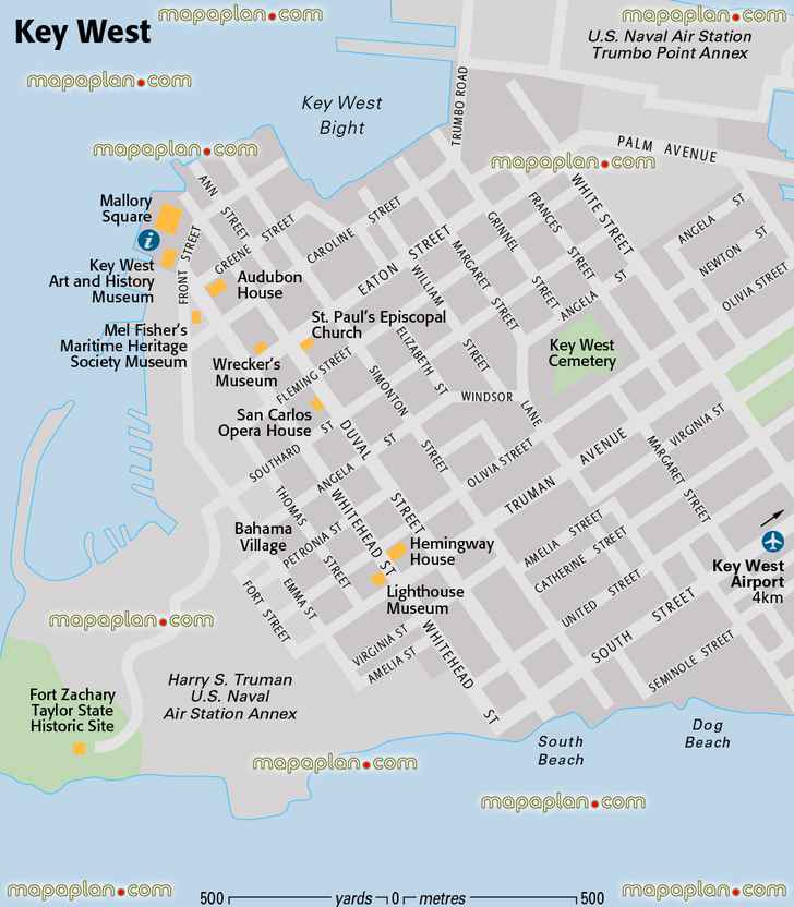 key west florida detailed travel places visit must see tourist attractions famous destinations hemingway house visitors virtual printable detailed guide download easy navigate diagram holiday top points interest