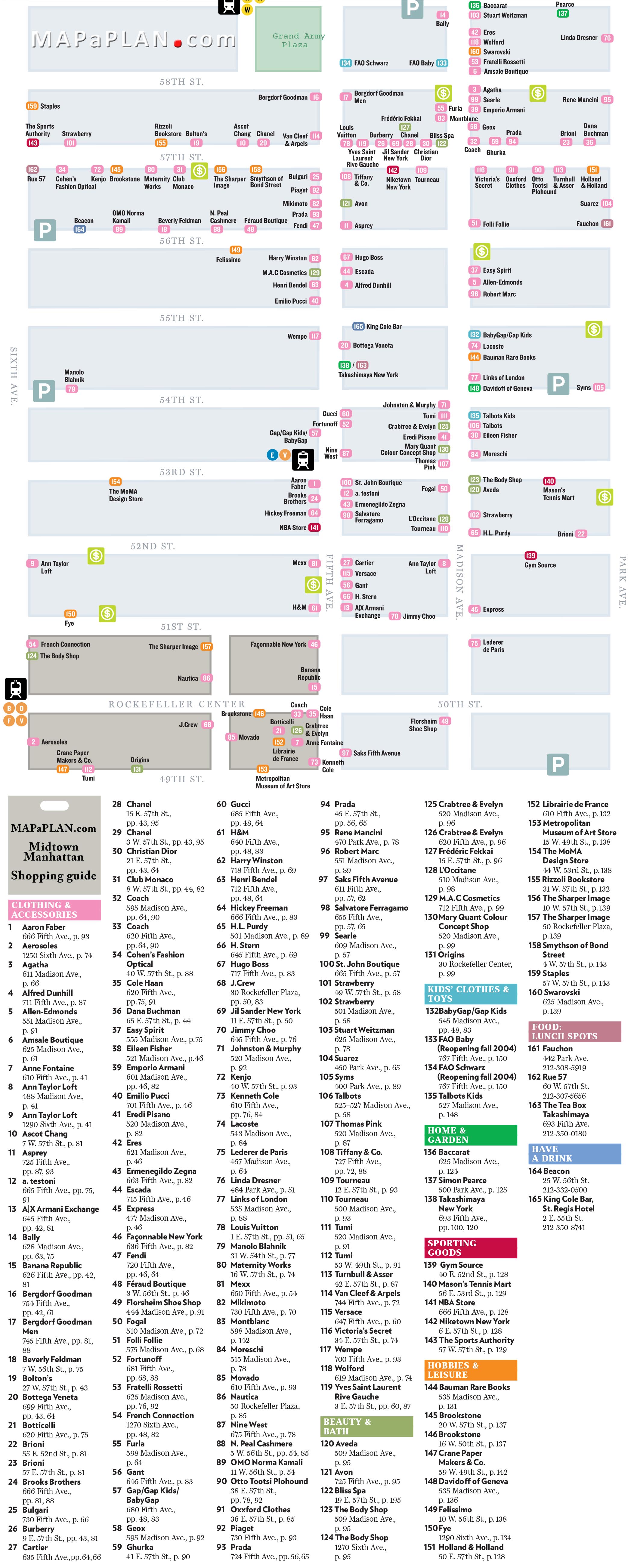 midtown-manhattan-shopping-guide-directory-list-new-york-top-tourist-attractions-map