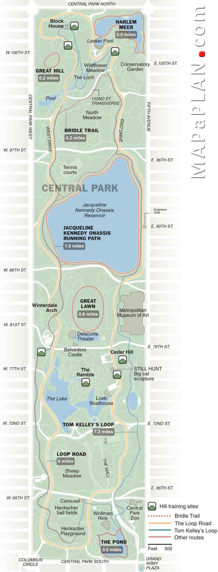 central-park-running-tracks-jogging-routes-new-york-top-tourist-attractions-map