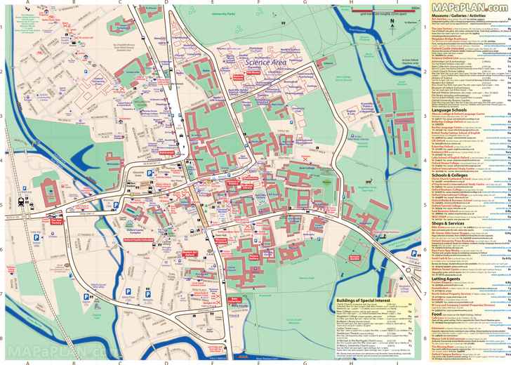 oxford tourist map pdf